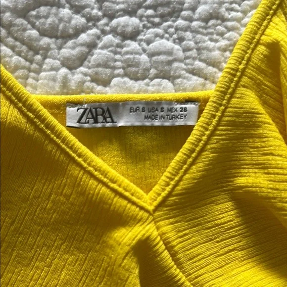 Yellow Ruffled Dress - Picture 2 of 3